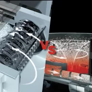 What are the Differences between a Cutter-compactor and a Shredder_